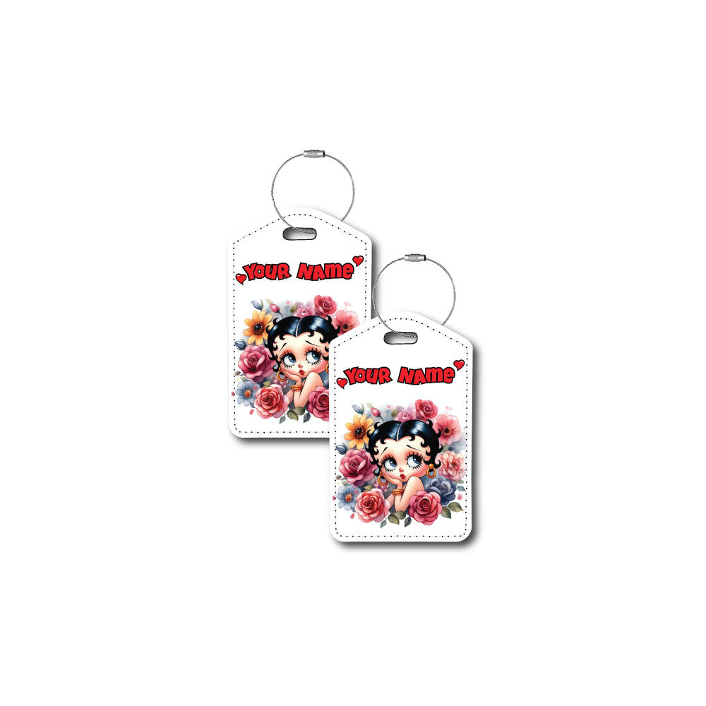 Betty Boop Floral Fair | Passport Holder & Luggage Tag