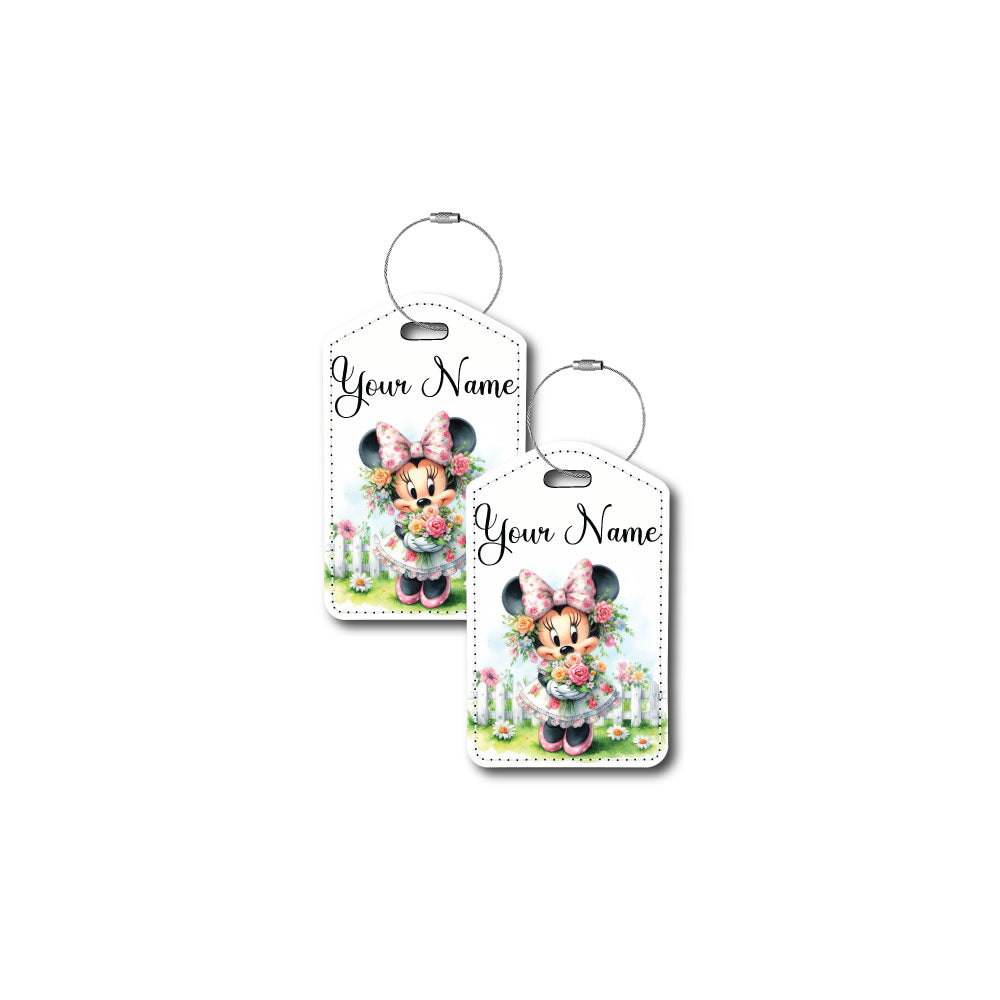 Minnie in Pink | Passport Holder & Luggage Tag