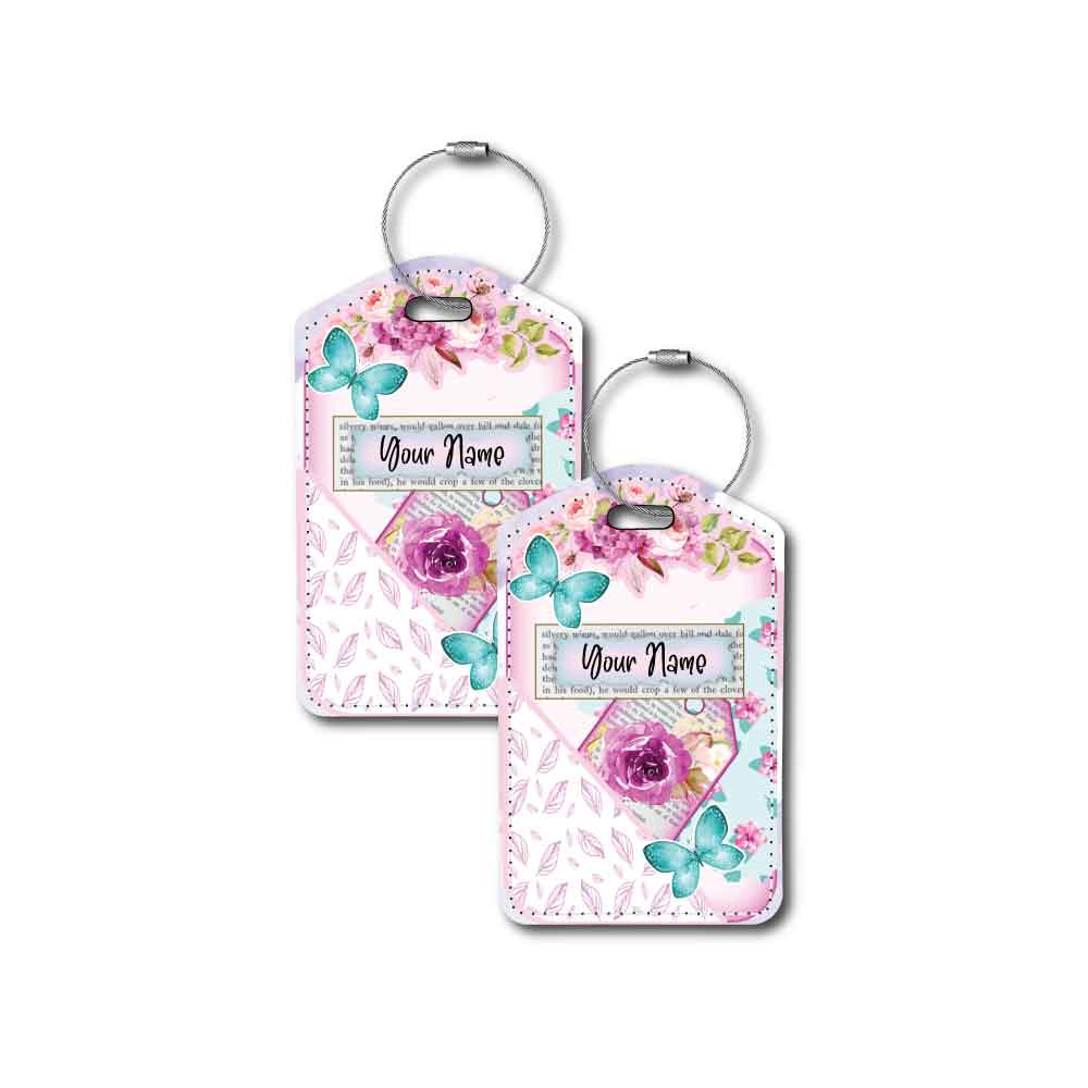 Butterfly Scrapbook | Passport Holder & Luggage Tag