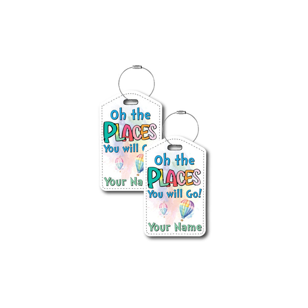 Oh the PLACES you will Go! | Passport Holder & Luggage Tag