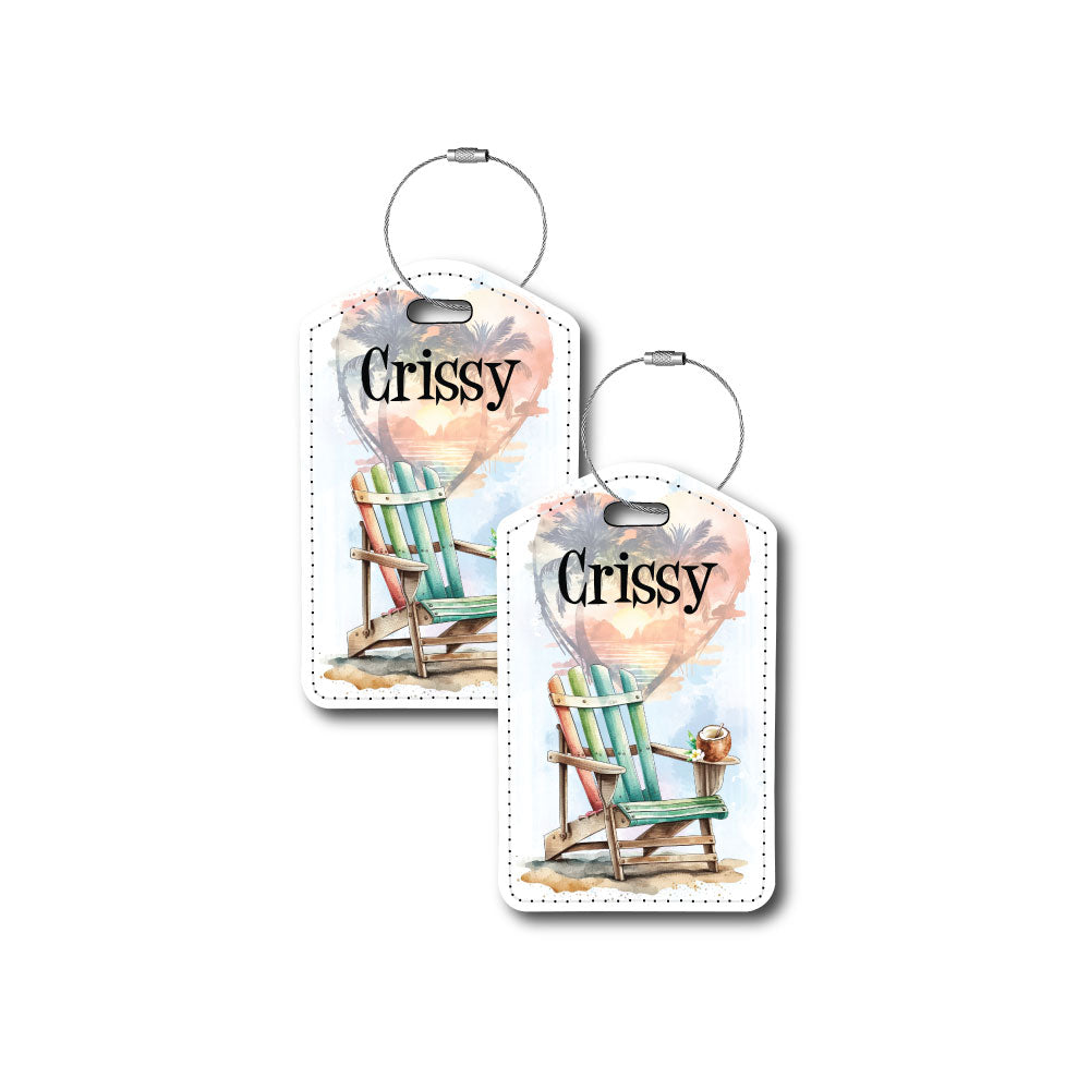 Beach Chair | Passport Holder & Luggage Tag