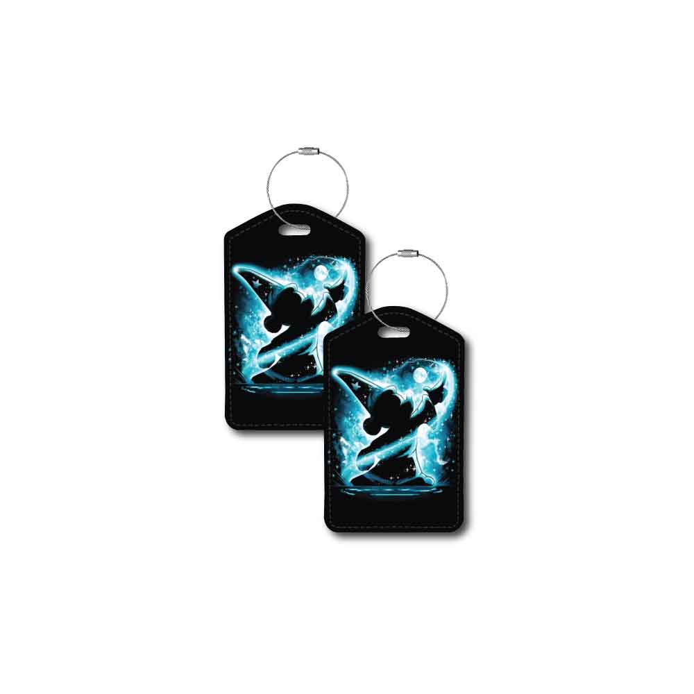 Wizard Mickey Mouse Silhouette | Passport Holder & Luggage Tag