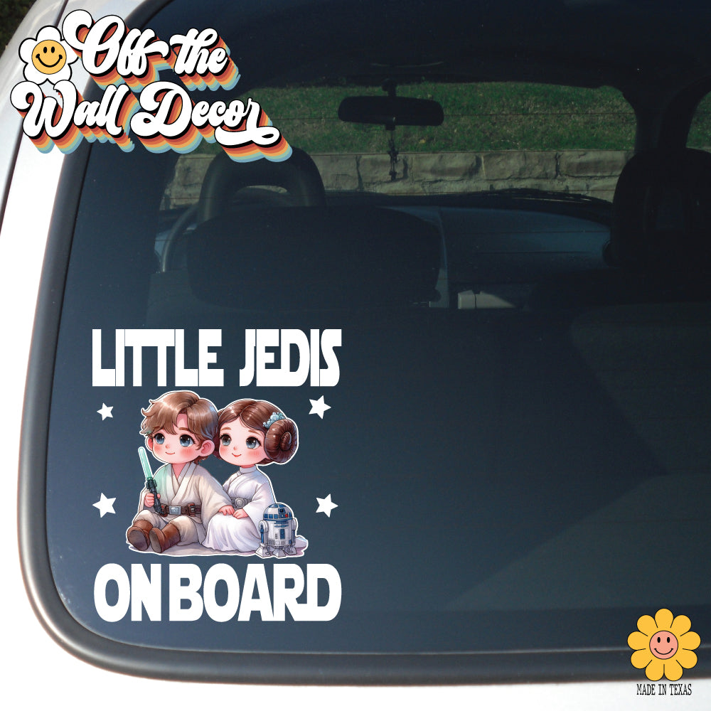 Little Luke & Leia "Little Jedis on Board"