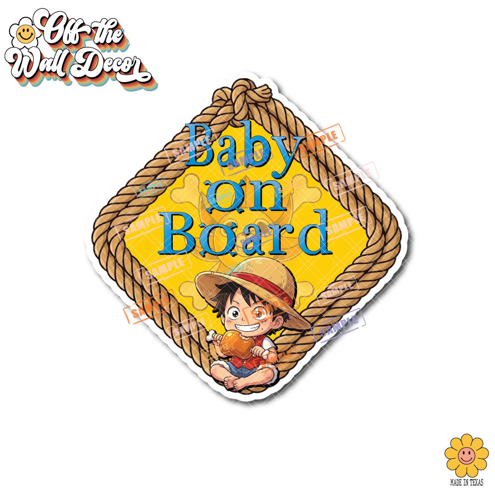 Little Luffy | Suction Cup OR Magnet