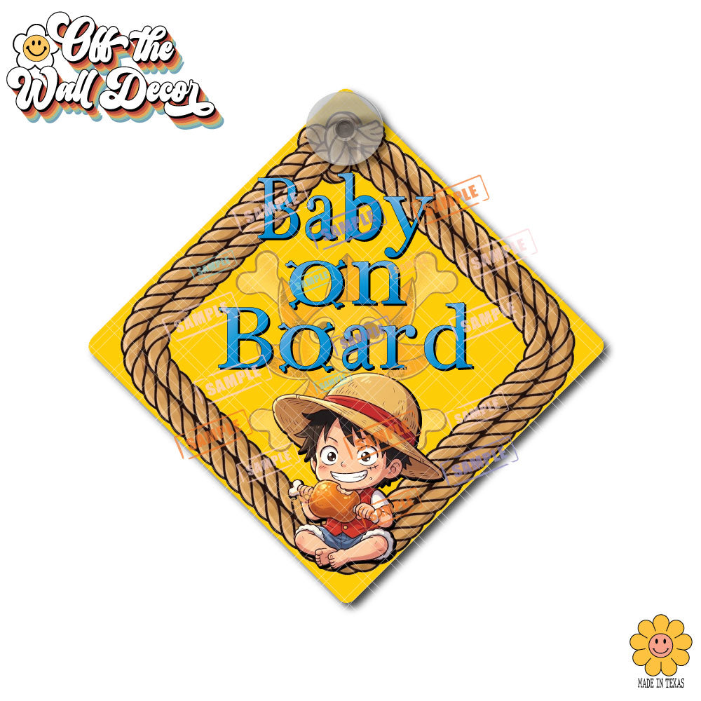 Little Luffy | Suction Cup OR Magnet