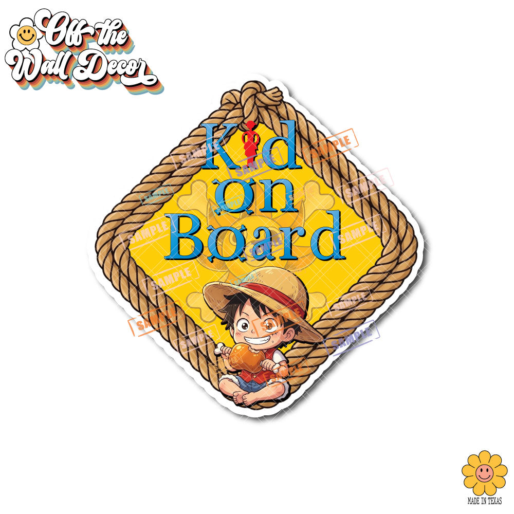 Little Luffy | Suction Cup OR Magnet