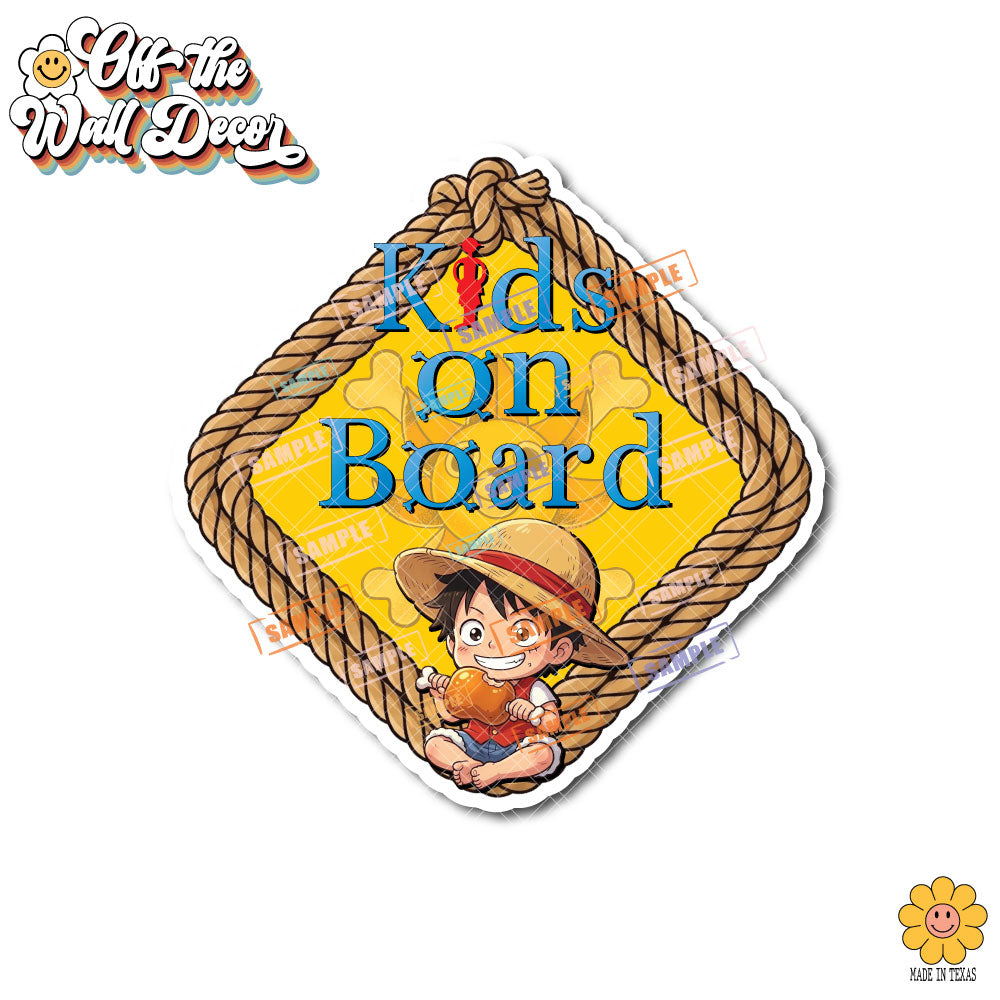 Little Luffy | Suction Cup OR Magnet