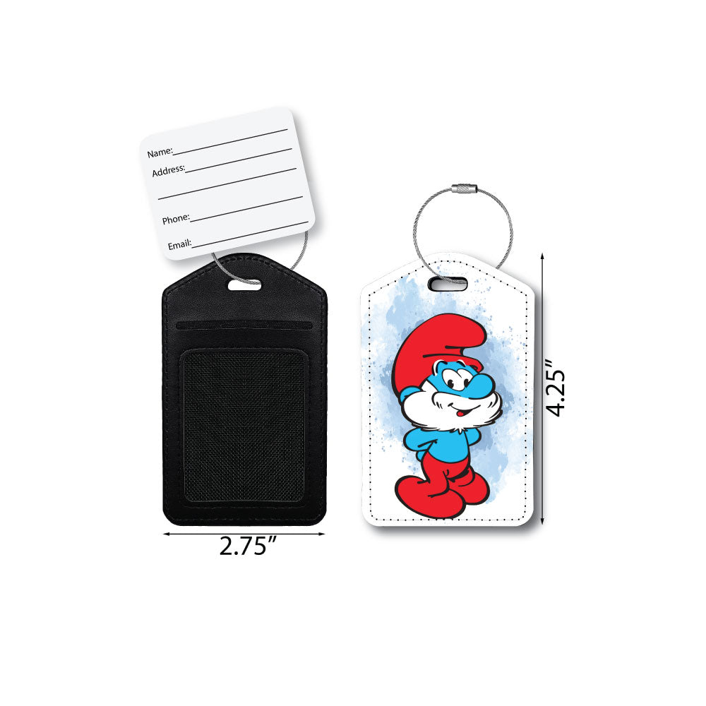 Papa Smurf | Passport Holder & Luggage Tag
