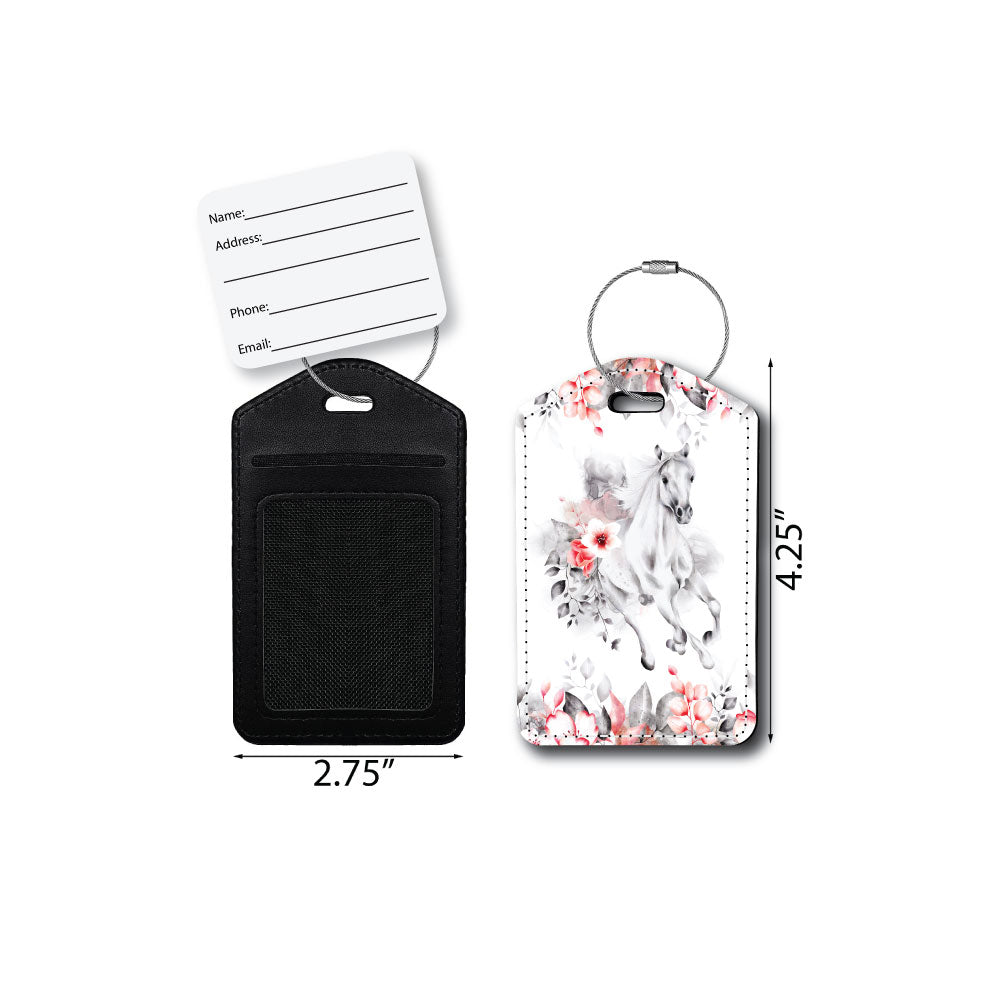 White Horse | Passport Holder & Luggage Tag