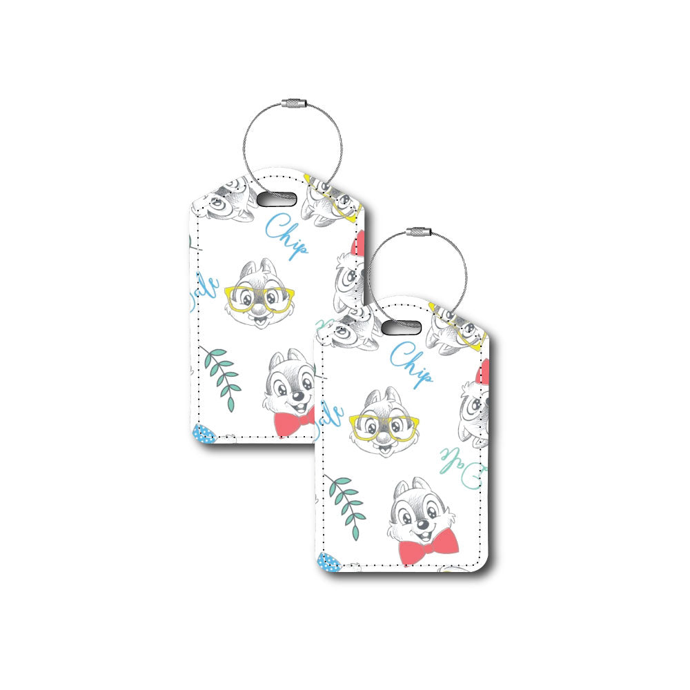Chip N Dale Collage | Passport Holder & Luggage Tag