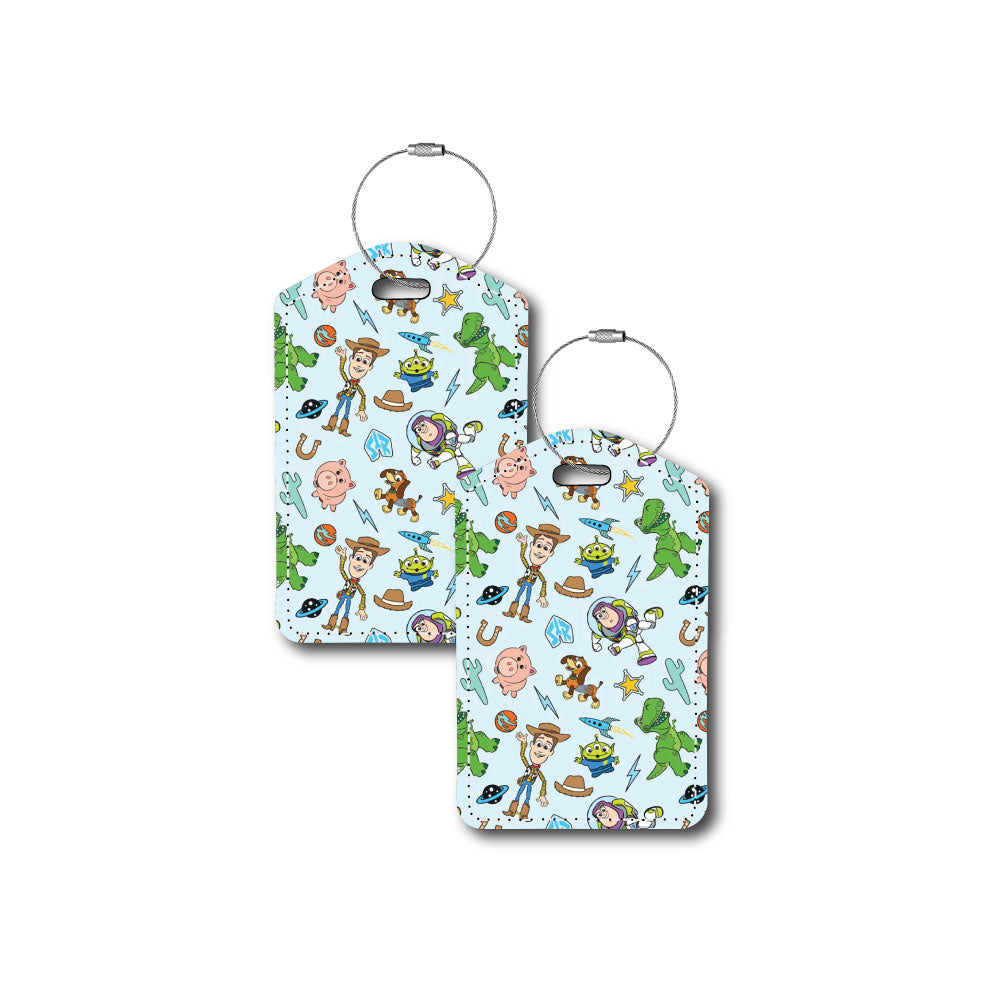 Toy Story Fabric Collage | Passport Holder & Luggage Tag