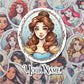 Princess Mug Waterproof Sticker: Holographic or Glossy Laminate