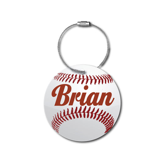 Personalized Baseball | Sports Bag Tag | ID Tag