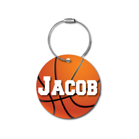 Personalized Basketball | Sports Bag Tag | ID Tag