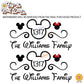 Mouse Ears  | Personalized Mailbox Address Decal - Customized Vinyl Sticker for Mailboxes Outdoor