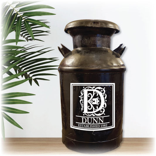 Vinyl Lettering for: | Milk cans, Tiles, Picture Frames and so much more! Vinyl Decal Sticker