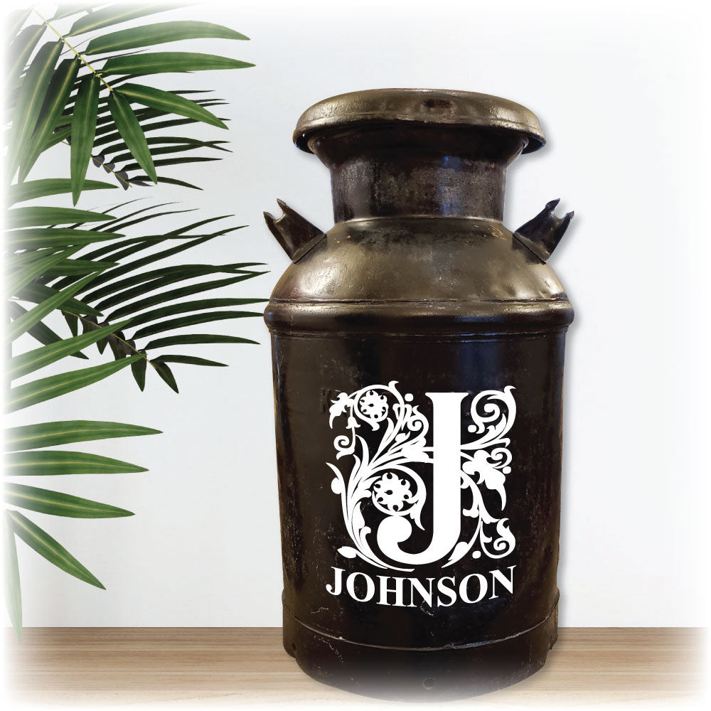 Vinyl Lettering for: | Milk cans, Tiles, Picture Frames and so much more! Vinyl Decal Sticker