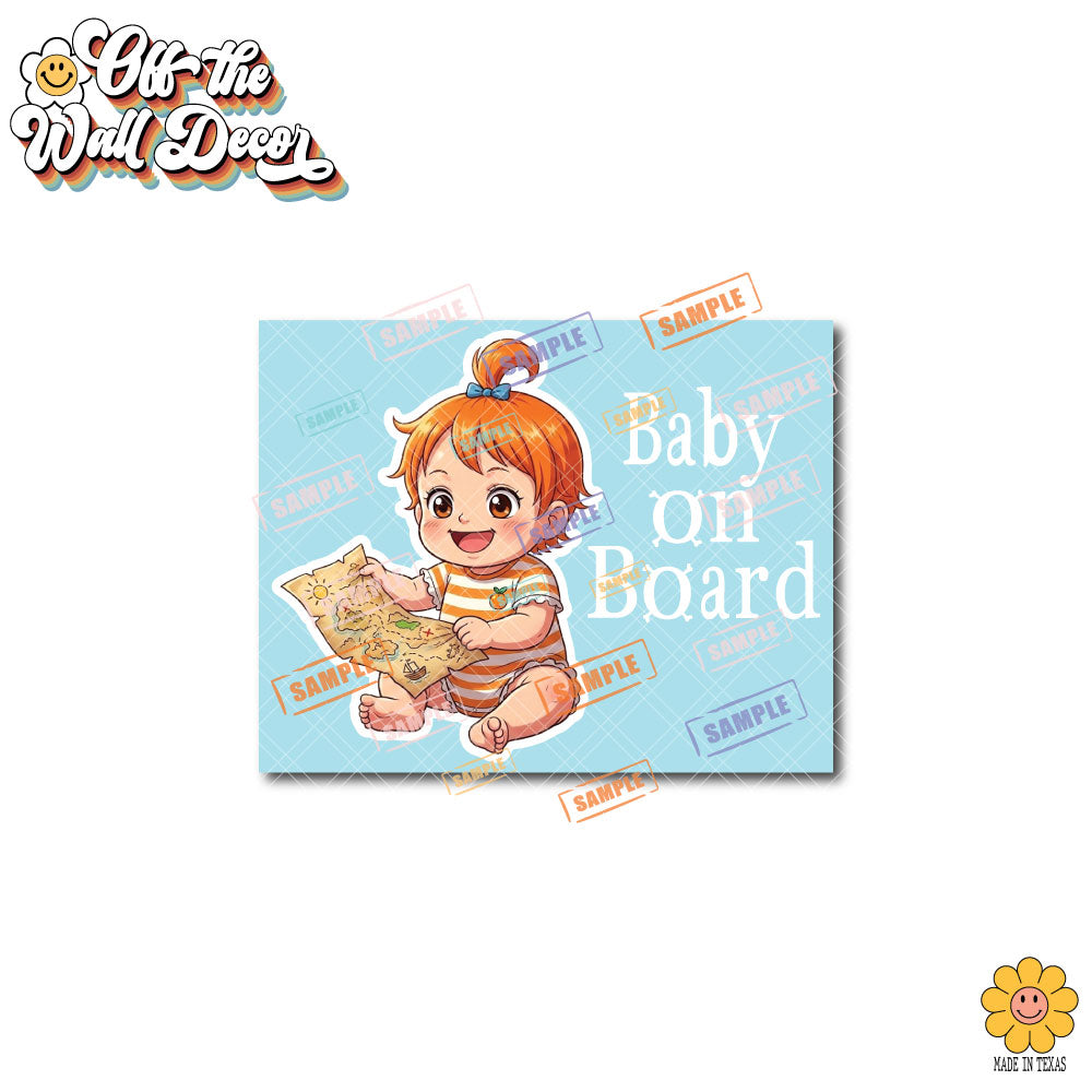 Little Nami | Baby on Board | Vinyl Decal Sticker