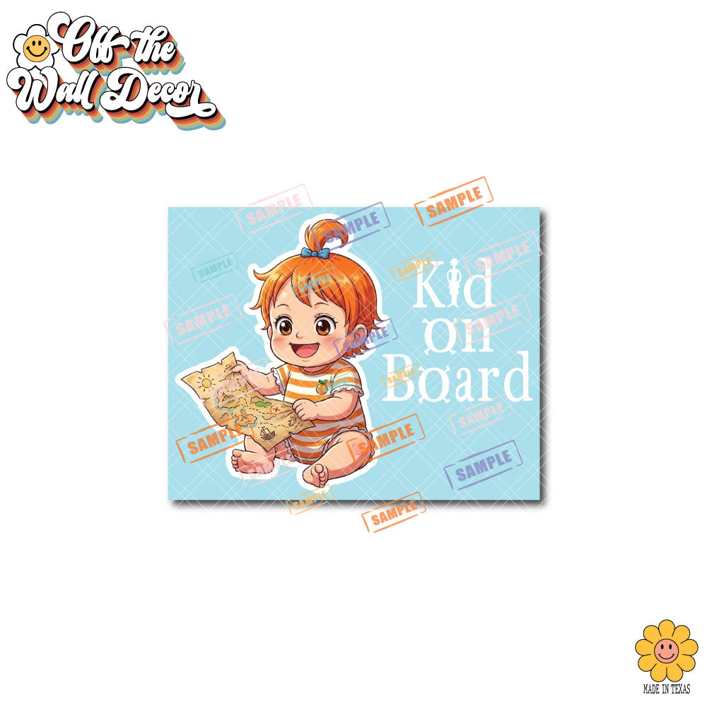 Little Nami | Baby on Board | Vinyl Decal Sticker