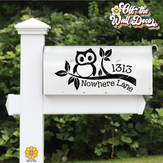 Owl Mailbox Decals