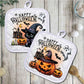Happy Halloween SET of 2 | Pot holders, Trivets, Hot pads, Oven mitts, Heat resistant, and Washable