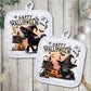 Happy Halloween Farm Animals SET of 2 | Pot holders, Trivets, Hot pads, Oven mitts, Heat resistant, and Washable