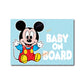 Baby on Board | Baby Mickey | Suction Cup Sign, Magnet OR Vinyl Decal Sticker