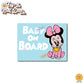 Baby Minnie | Baby on Board | Suction Cup Sign, Magnet OR Vinyl Decal Sticker