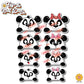 Peek-A-Boo PANDA BEAR Family