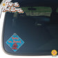 Red Puppy | Baby on Board | Suction Cup Sign, Magnet OR Vinyl Decal Sticker