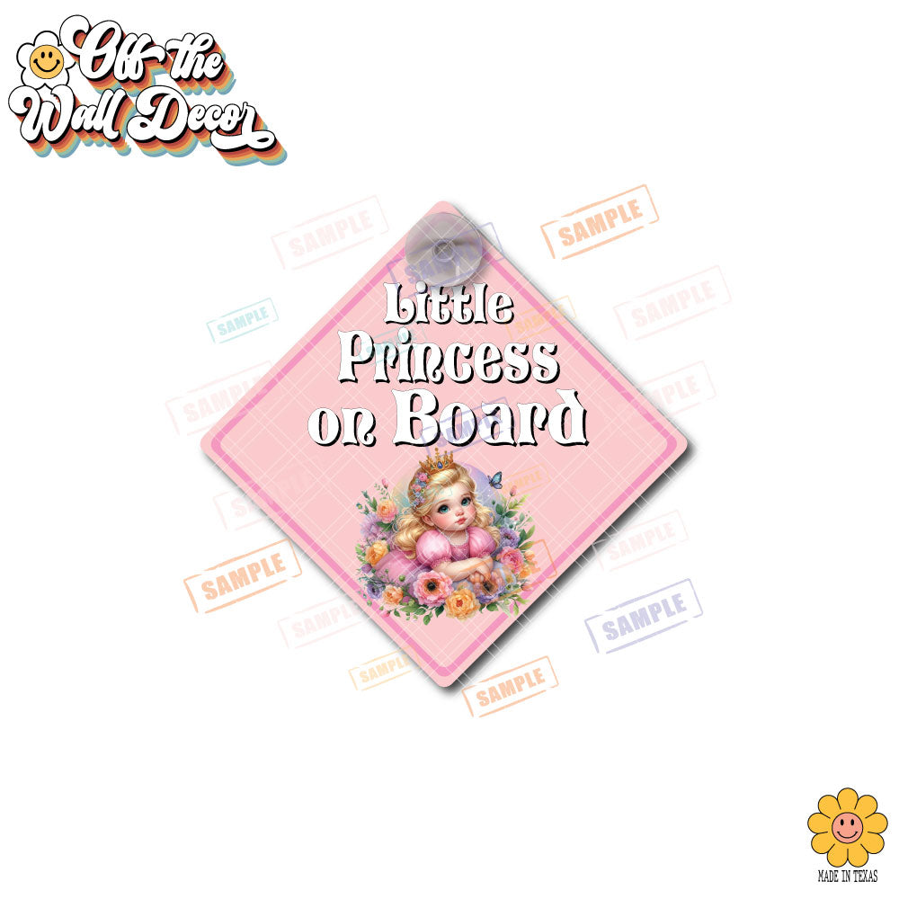 Baby Aurora | Baby on Board | Suction Cup Sign, Magnet OR Vinyl Decal Sticker