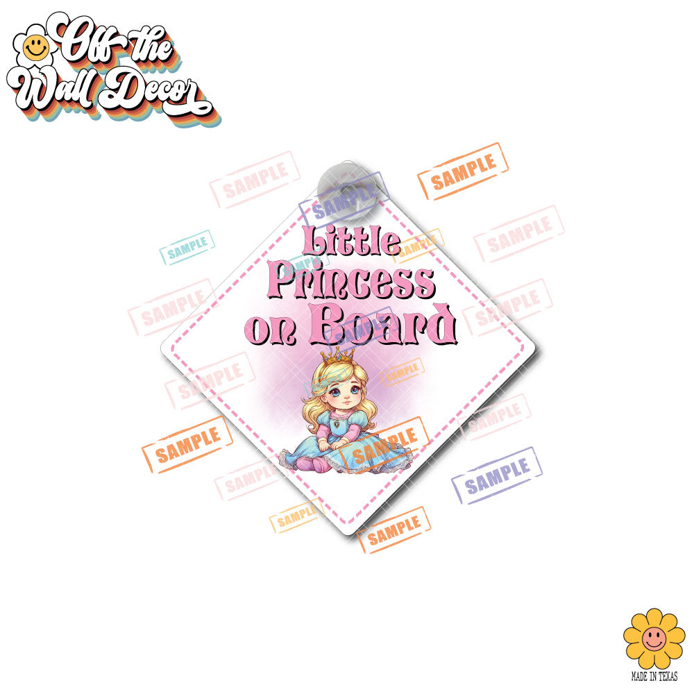 Baby Aurora | Baby on Board | Suction Cup Sign, Magnet OR Vinyl Decal Sticker