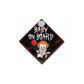 Scary Clown | Baby on Board | Suction Cup Sign, Magnet OR Vinyl Decal Sticker