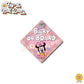Baby Minnie | Baby on Board | Suction Cup Sign, Magnet OR Vinyl Decal Sticker