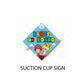 Baby Mario & Peach | Baby on Board | Suction Cup Sign, Magnet OR Vinyl Decal Sticker