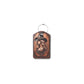 Distressed Leather Look Cowgirl | Passport Holder & Luggage Tag
