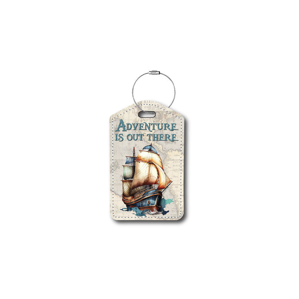 Adventure is out there | Passport Holder & Luggage Tag | Ship