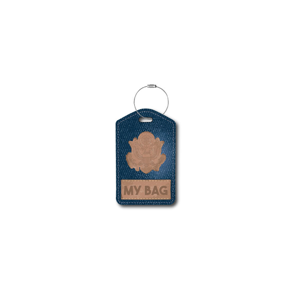 Blue Jean Look Denim Custom | Passport Holder & Luggage Tag