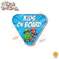 Hulk & Spidey | Kids on Board | Suction Cup Sign, Magnet OR Vinyl Decal Sticker
