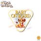 Simba | Baby on Board | Suction Cup Sign, Magnet OR Vinyl Decal Sticker