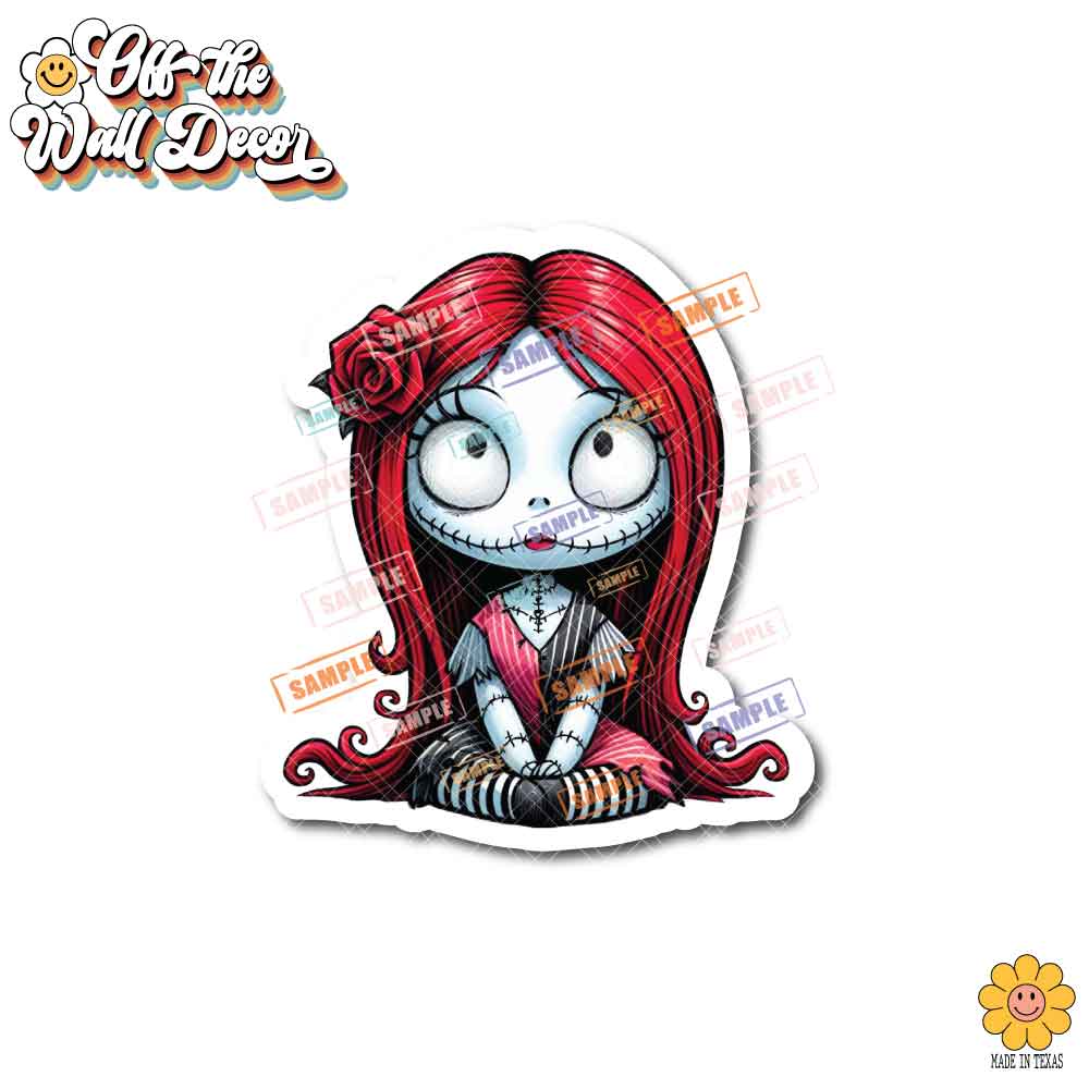 Little Princess and Fairy-tale Waterproof Sticker: Holographic or Glossy Laminate