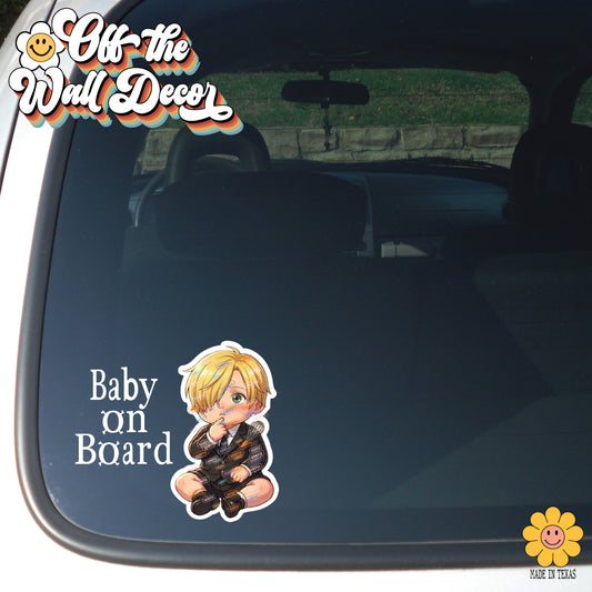 Little Sanji | Baby on Board | Vinyl Decal Sticker