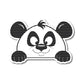Peek-A-Boo PANDA BEAR Family