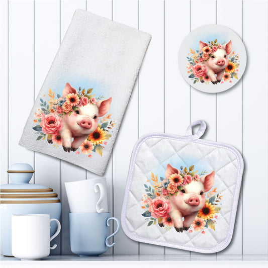 Floral Pig