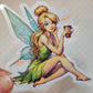 Princess Mug Waterproof Sticker: Holographic or Glossy Laminate