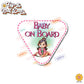 Little Mulan | Baby on Board | Suction Cup Sign, Magnet OR Vinyl Decal Sticker