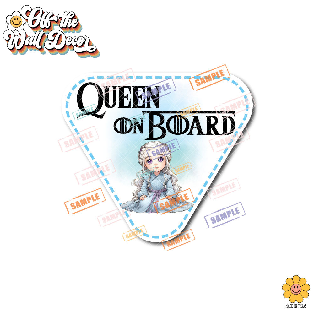 Little Daenerys | Baby on Board | Suction Cup Sign, Magnet OR Vinyl Decal Sticker