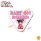 Little Boo | Baby on Board | Suction Cup Sign, Magnet OR Vinyl Decal Sticker