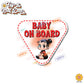 Baby Olive Oyl | Baby on Board | Suction Cup Sign, Magnet OR Vinyl Decal Sticker