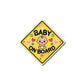 Baby on Board | Cute Cartoon Baby | Suction Cup Sign, Magnet OR Vinyl Decal Sticker